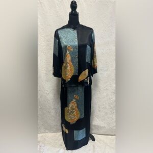 100% Silk M Citron Santa Monica Set